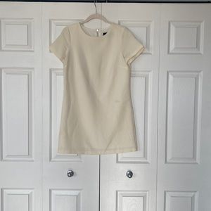 White mini dress
